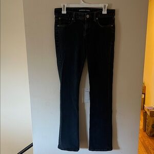 NWOT Express Women's Straight Leg Dark Blue Jeans
